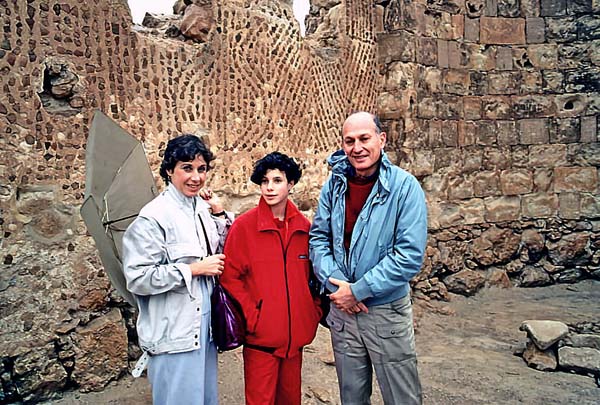 Amnon Yariv and Family, Masada, Israel, 1985