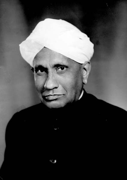 Photo of C.V. Raman