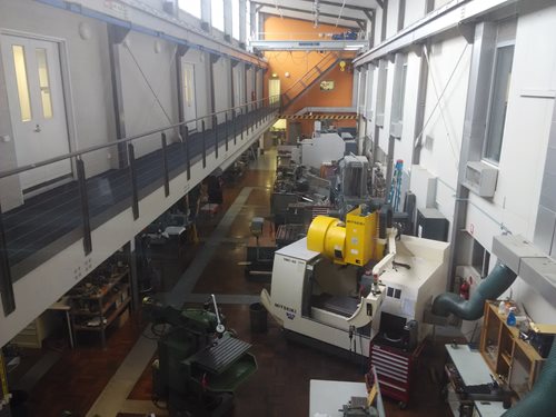 Mechanical workshop in Australian National University