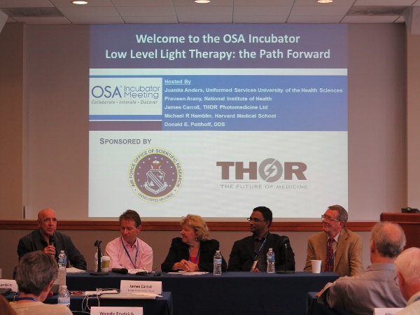 low light therapy incubator panelists