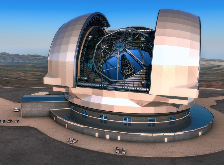 World's largest optical and infrared fashion telescope